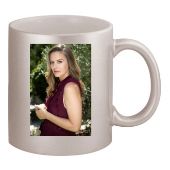 Alicia Silverstone 11oz Metallic Silver Mug