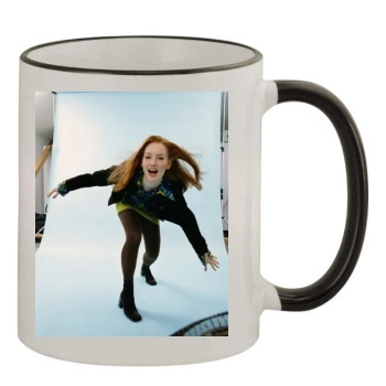 Alicia Witt 11oz Colored Rim & Handle Mug