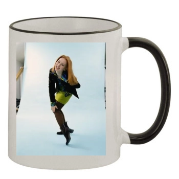 Alicia Witt 11oz Colored Rim & Handle Mug