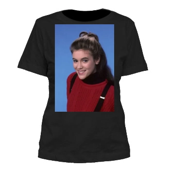 Alyssa Milano Women's Cut T-Shirt