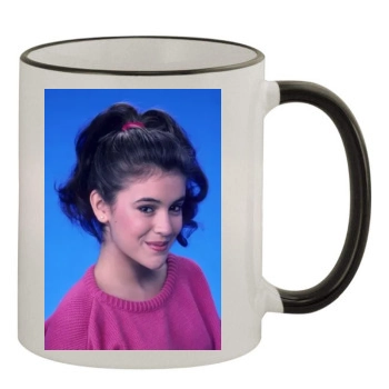 Alyssa Milano 11oz Colored Rim & Handle Mug