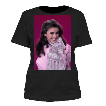 Alyssa Milano Women's Cut T-Shirt