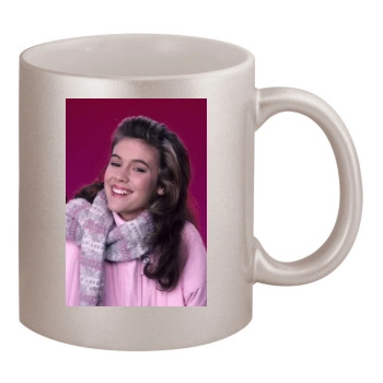 Alyssa Milano 11oz Metallic Silver Mug