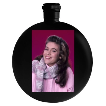 Alyssa Milano Round Flask