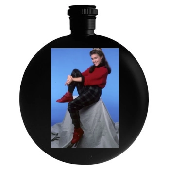 Alyssa Milano Round Flask