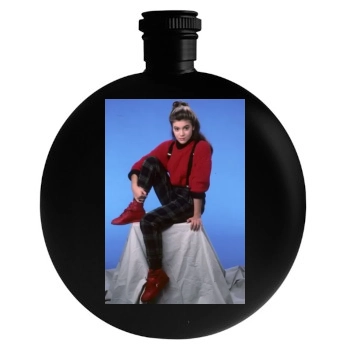 Alyssa Milano Round Flask