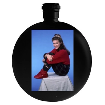 Alyssa Milano Round Flask