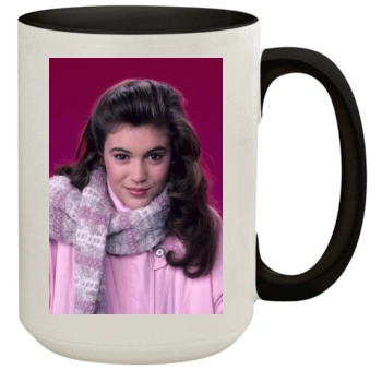 Alyssa Milano 15oz Colored Inner & Handle Mug