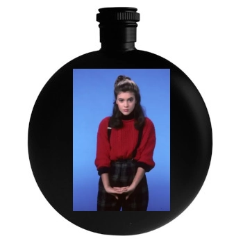 Alyssa Milano Round Flask