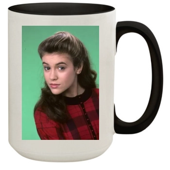 Alyssa Milano 15oz Colored Inner & Handle Mug