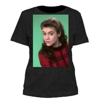 Alyssa Milano Women's Cut T-Shirt