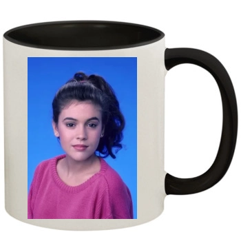 Alyssa Milano 11oz Colored Inner & Handle Mug