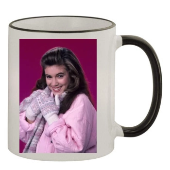 Alyssa Milano 11oz Colored Rim & Handle Mug