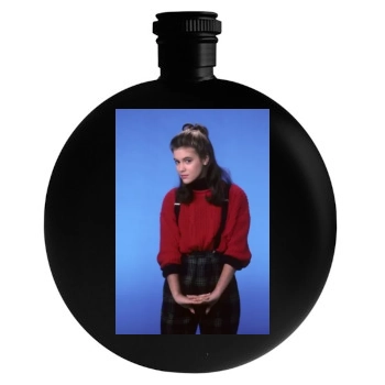 Alyssa Milano Round Flask