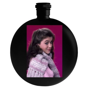 Alyssa Milano Round Flask