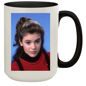 Alyssa Milano 15oz Colored Inner & Handle Mug