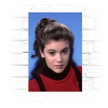 Alyssa Milano Metal Wall Art