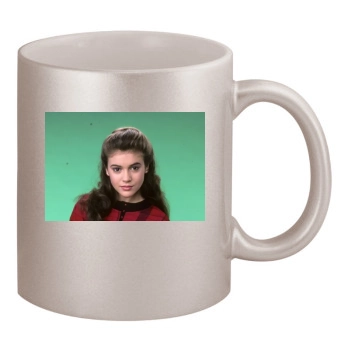 Alyssa Milano 11oz Metallic Silver Mug