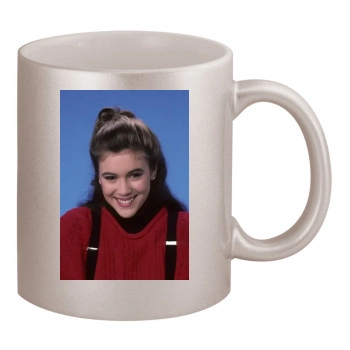 Alyssa Milano 11oz Metallic Silver Mug