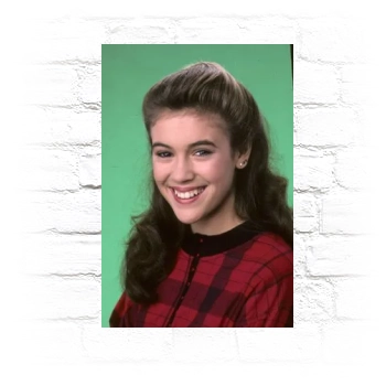 Alyssa Milano Metal Wall Art