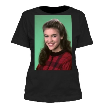 Alyssa Milano Women's Cut T-Shirt