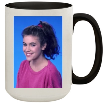 Alyssa Milano 15oz Colored Inner & Handle Mug