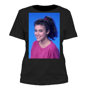 Alyssa Milano Women's Cut T-Shirt