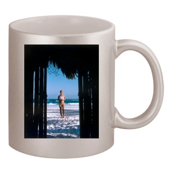 Amber Valletta 11oz Metallic Silver Mug