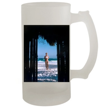 Amber Valletta 16oz Frosted Beer Stein