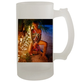 Amber Valletta 16oz Frosted Beer Stein