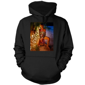 Amber Valletta Mens Pullover Hoodie Sweatshirt