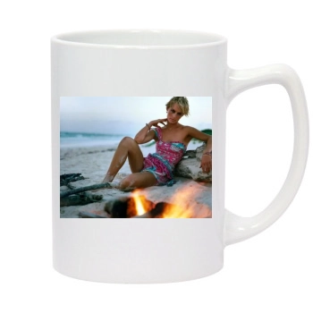 Amber Valletta 14oz White Statesman Mug