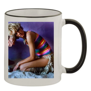 Amber Valletta 11oz Colored Rim & Handle Mug