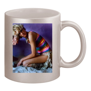 Amber Valletta 11oz Metallic Silver Mug