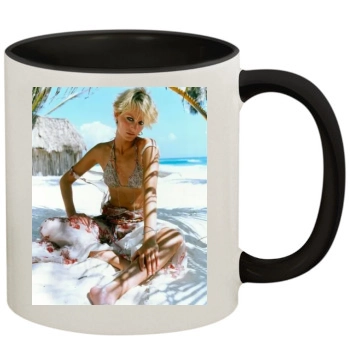 Amber Valletta 11oz Colored Inner & Handle Mug