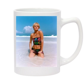 Amber Valletta 14oz White Statesman Mug