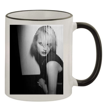 Amber Valletta 11oz Colored Rim & Handle Mug