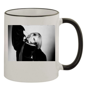 Amber Valletta 11oz Colored Rim & Handle Mug