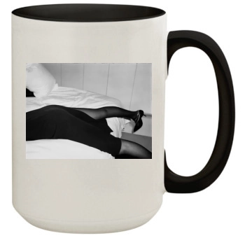 Amber Valletta 15oz Colored Inner & Handle Mug