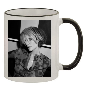 Amber Valletta 11oz Colored Rim & Handle Mug