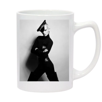 Amber Valletta 14oz White Statesman Mug