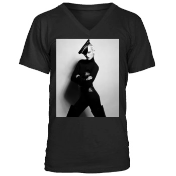 Amber Valletta Men's V-Neck T-Shirt