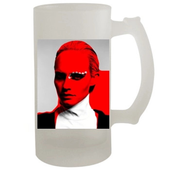 Amber Valletta 16oz Frosted Beer Stein