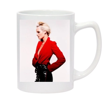 Amber Valletta 14oz White Statesman Mug