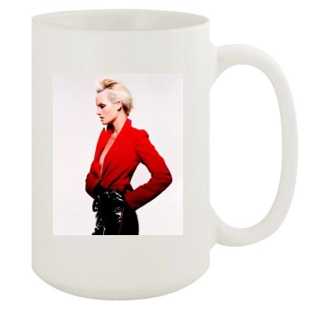 Amber Valletta 15oz White Mug