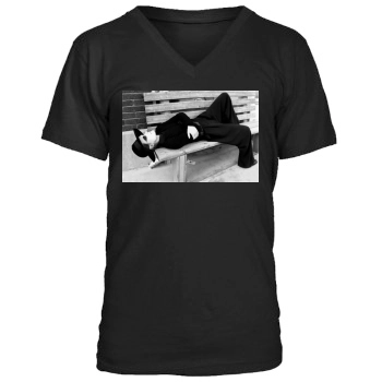 Amber Valletta Men's V-Neck T-Shirt