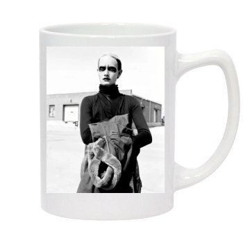 Amber Valletta 14oz White Statesman Mug