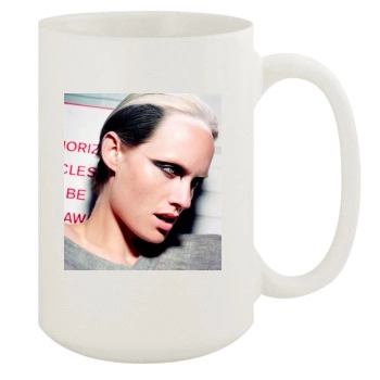 Amber Valletta 15oz White Mug