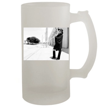 Amber Valletta 16oz Frosted Beer Stein