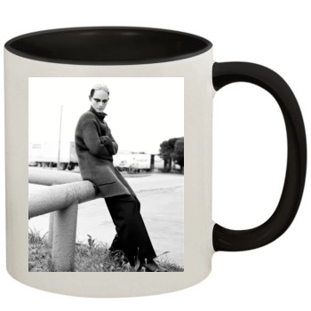 Amber Valletta 11oz Colored Inner & Handle Mug